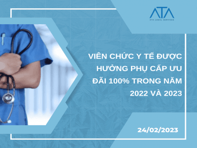 VIÊN CHỨC Y TẾ DỰ PHÒNG, Y TẾ CƠ SỞ ĐƯỢC HƯỞNG MỨC PHỤ CẤP ƯU ĐÃI 100% TRONG NĂM 2022 và 2023