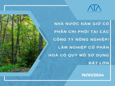 CHỈ PHÁP NHÂN ĐƯỢC QUYỀN MUA PHẦN VỐN NHÀ NƯỚC TẠI CÁC CÔNG TY NÔNG NGHIỆP/ CÔNG TY LÂM NGHIỆP CHUYỂN ĐỔI