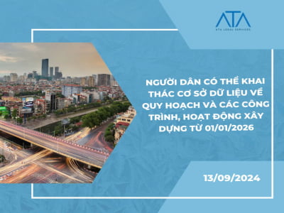 NGƯỜI DÂN CÓ THỂ KHAI THÁC CƠ SỞ DỮ LIỆU VỀ QUY HOẠCH VÀ CÁC CÔNG TRÌNH, HOẠT ĐỘNG XÂY DỰNG TỪ 01/01/2026