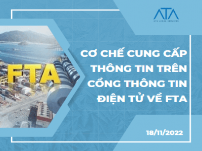 CƠ CHẾ CUNG CẤP THÔNG TIN TRÊN CỔNG THÔNG TIN ĐIỆN TỬ VỀ FTA