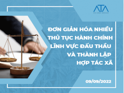 THE MINISTRY OF PLANNING AND INVESTMENT HAS APPROVED THE PLAN ON SIMPLIFICATION OF VARIOUS ADMINISTRATIVE PROCEDURES IN THE SECTORS OF BIDDING AND CO-OPERATIVE ESTABLISHMENT