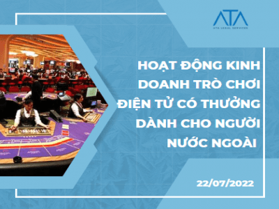 THÊM ĐIỀU KIỆN KHI DOANH NGHIỆP KINH DOANH TRÒ CHƠI ĐIỆN TỬ CÓ THƯỞNG DÀNH CHO NGƯỜI NƯỚC NGOÀI MUỐN MUA THÊM NGOẠI TỆ